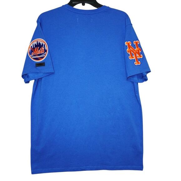 Pro Standard New York Mets T-Shirt XL – 3D Patch Logos, MLB Official  Royal Blue - Picture 4 of 4